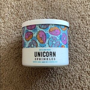 Unicorn Sprinkles 3 Wick Candle